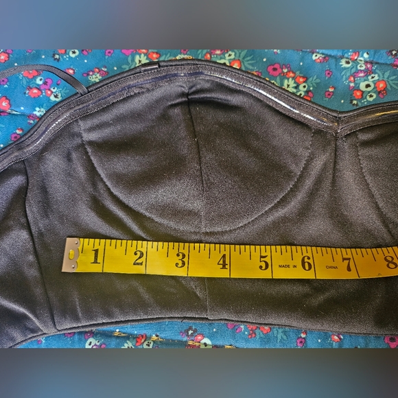 Womens Forever 21 Sequins Blue Gold Black Zipper Back Top Size Small - Picture 6 of 9